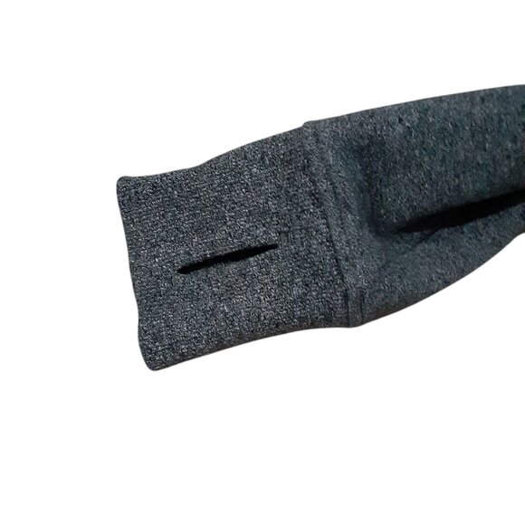 Lululemon Scuba Hoodie Classic Cotton Fleece Heathered Speckled Black Sz 8 - Picture 2 of 4